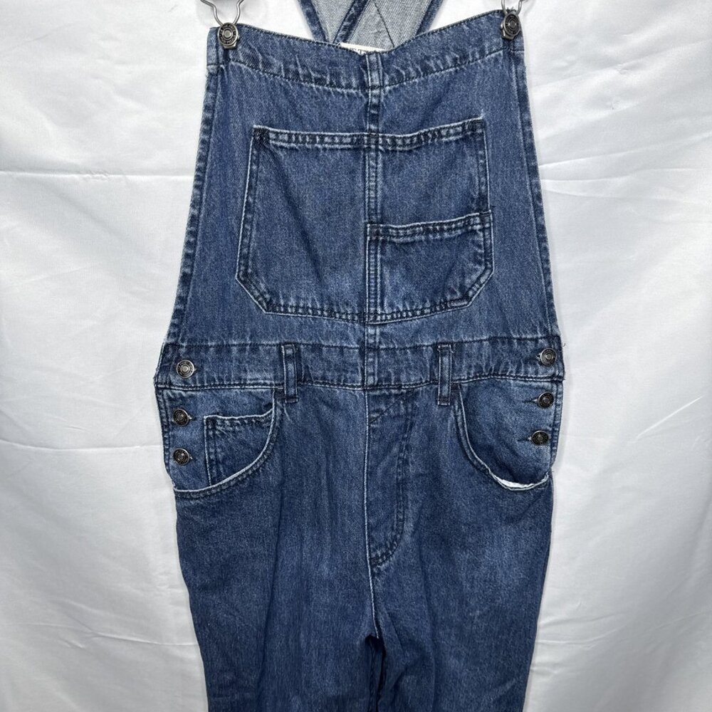 We The Free Ziggy Denim Overalls Women's Size S Slouchy Jean Straight Leg - Picture 4 of 14